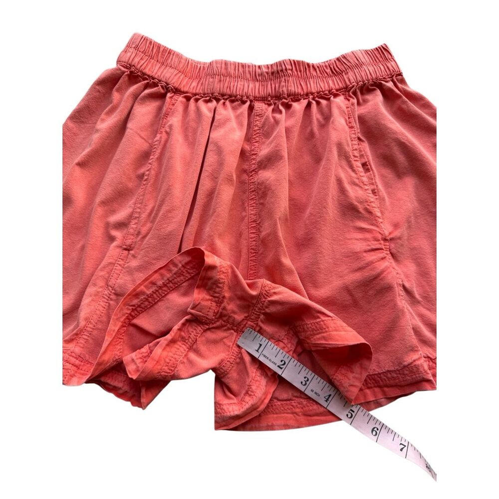 Free People Free People Get Free Poplin Pull-On Shorts In Washed Orange Size S - Picture 8 of 11
